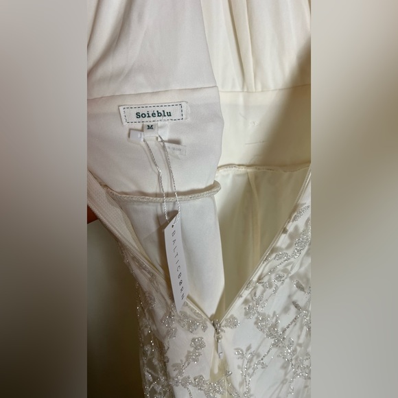 (White) Arline shimmer gown (Baltic Born) - Picture 14 of 14